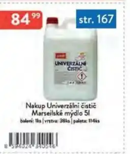 Qanto Nakup Univerzální čistič Marseilské mýdlo nabídka