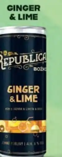 Qanto Ginger & lime nabídka