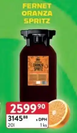 Qanto Fernet oranza spritz nabídka