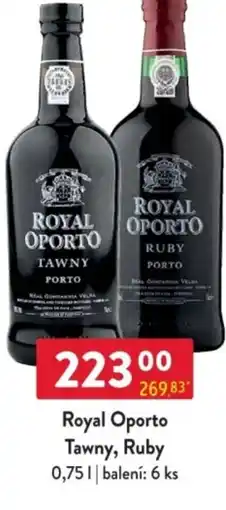 Qanto Royal Oporto Tawny, Ruby nabídka