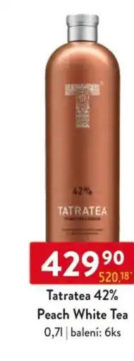 Qanto Tatratea 42% Peach White Tea nabídka
