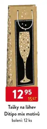 Qanto Tašky na láhev Ditipo mix motivů nabídka