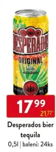 Qanto Desperados bier tequila nabídka