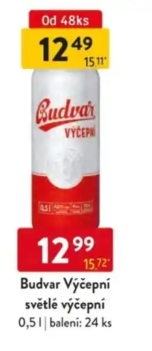 Qanto Budvar Výčepní světlé výčepní nabídka