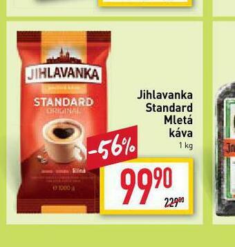 Billa Jihlavanka standard mletá káva nabídka