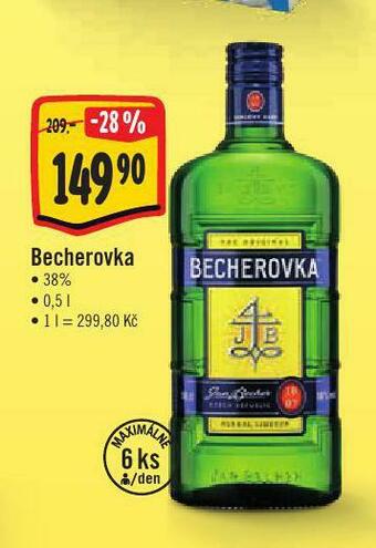 Jip Becherovka nabídka