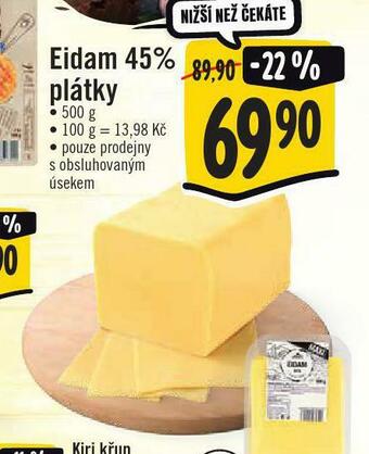 Jip Eidam 45% plátky nabídka