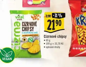 Jip Cizrnové chipsy nabídka