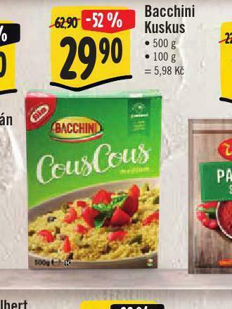 Jip Bacchini kuskus nabídka