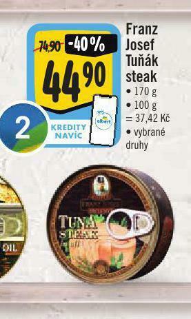 Jip Franz josef tuňák steak nabídka