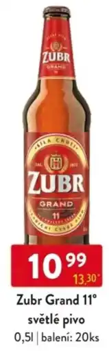 Qanto Zubr Grand 11° světlé pivo nabídka