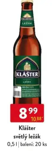 Qanto Klášter světlý ležák nabídka