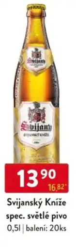 Qanto Svijanský Kníže spec. světlé pivo nabídka