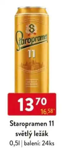 Qanto Staropramen 11 světlý ležák nabídka
