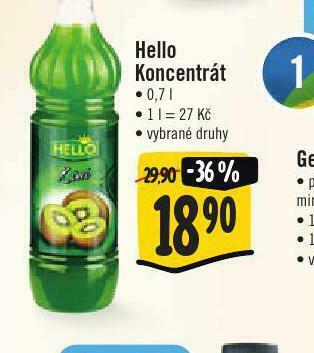 Jip Hello koncentrát nabídka