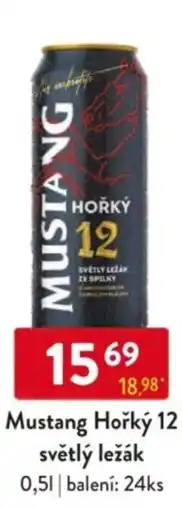 Qanto Mustang Hořký 12 světlý ležák nabídka