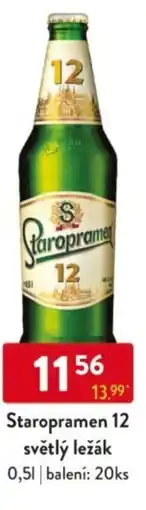 Qanto Staropramen 12 světlý ležák nabídka