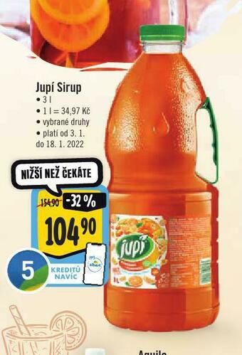 Jip Jupí sirup nabídka