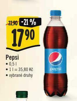 Jip Pepsi 0,5l nabídka