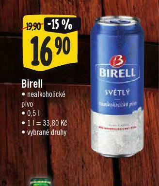 Jip Pivo birell nealko nabídka