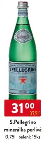 Qanto S.Pellegrino minerálka perlivá nabídka