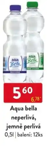 Qanto Aqua bella neperlivá, jemně perlivá nabídka