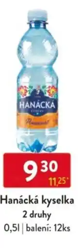 Qanto Hanácká kyselka nabídka