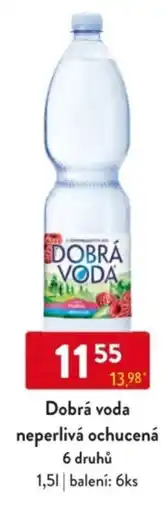 Qanto Dobrá voda neperlivá ochucená nabídka