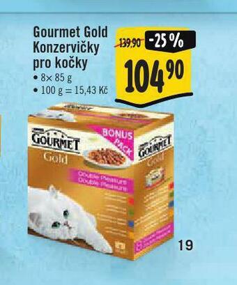 Jip Gourmet gold konzervičky pro kočky nabídka