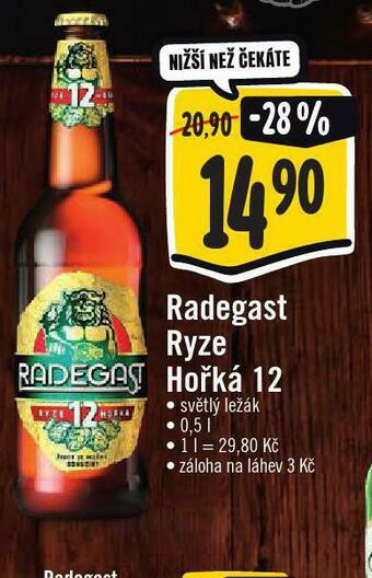 Pivo radegast ryze hořká 12