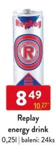 Qanto Replay energy drink nabídka