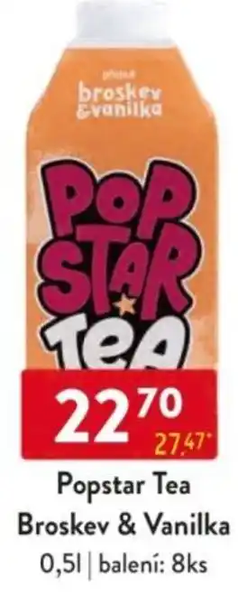 Qanto Popstar Tea Broskev & Vanilka nabídka