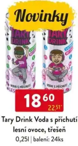 Qanto Tary Drink Voda s příchutí lesní ovoce, třešeň nabídka