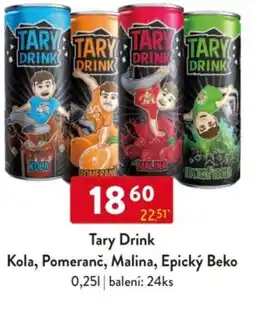 Qanto Tary Drink Kola, Pomeranč, Malina, Epický Beko nabídka