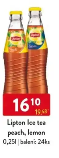 Qanto Lipton Ice tea peach, lemon nabídka