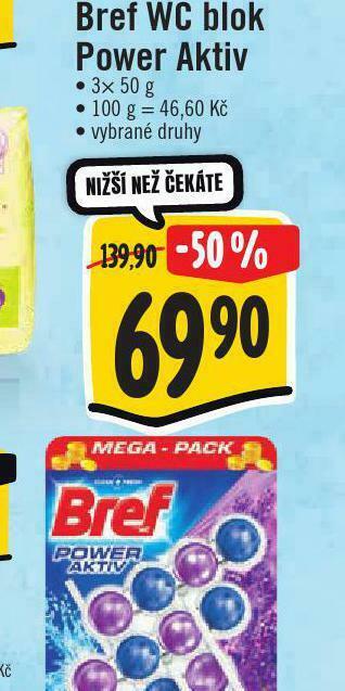 Jip Bref wc blok power aktiv nabídka