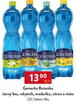 Qanto Gemerka Botanika černý bez, rakytník, meduňka, citron a máta nabídka