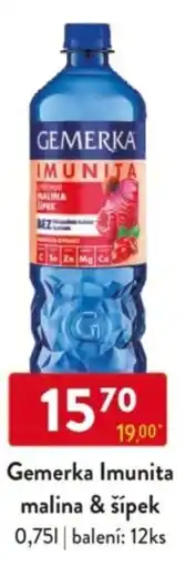 Qanto Gemerka Imunita malina & šípek nabídka