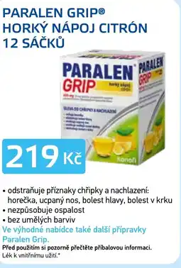 Lékárna AGEL Paralen Grip® horký nápoj citrón nabídka