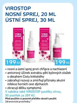 Lékárna AGEL Virostop nabídka