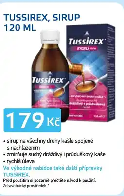 Lékárna AGEL Tussirex, sirup nabídka