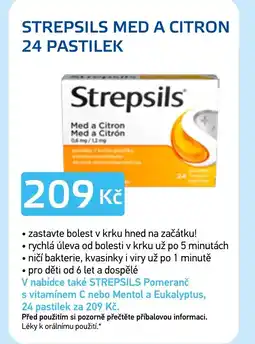 Lékárna AGEL Strepsils med a citron nabídka