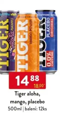 Qanto Tiger aloha, mango, placebo nabídka