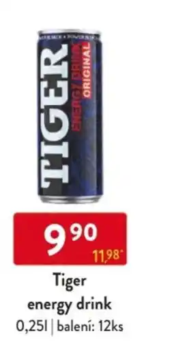 Qanto Tiger energy drink nabídka