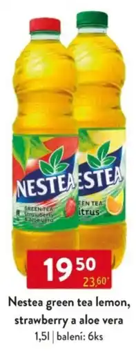 Qanto Nestea green tea lemon, strawberry a aloe vera nabídka