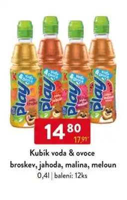 Qanto Kubík voda & ovoce broskev, jahoda, malina, meloun nabídka