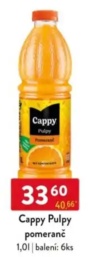 Qanto Cappy Pulpy pomeranč nabídka