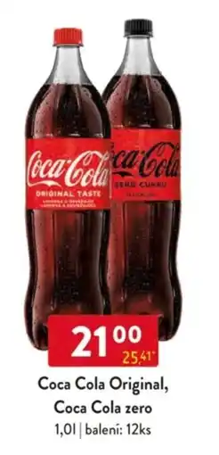 Qanto Coca Cola Original, Coca Cola zero nabídka