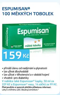 Lékárna AGEL Espumisan 100 měkkých tobolek nabídka
