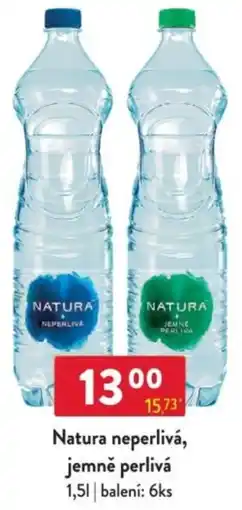 Qanto Natura neperlivá, jemně perlivá nabídka